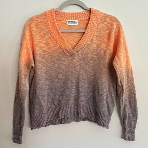 Ombre Cropped Sweater
